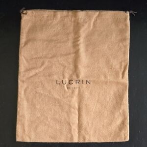 3/$10 Lucrin Dust Bag Cream Beige